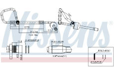 Nízkotlakové vedenie klimatizácie NISSENS 841512