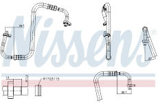 Vedenie vysokého tlaku klimatizácie NISSENS 846030