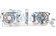 Ventilátor chladenia motora NISSENS 850080