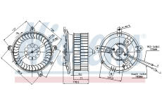 vnitřní ventilátor NISSENS 87041