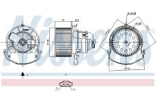 vnitřní ventilátor NISSENS 871026