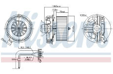 vnitřní ventilátor NISSENS 87385