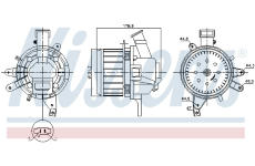 vnitřní ventilátor NISSENS 87396