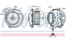 vnitřní ventilátor NISSENS 87527