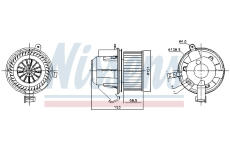 vnitřní ventilátor NISSENS 87607