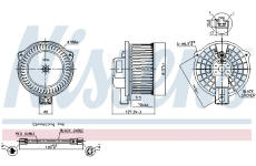 vnitřní ventilátor NISSENS 87630