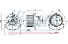 vnitřní ventilátor NISSENS 87678
