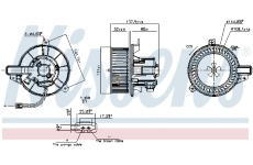 vnitřní ventilátor NISSENS 87871