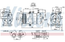 Kompresor, klimatizace NISSENS 890217