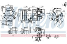 Kompresor, klimatizace NISSENS 890420