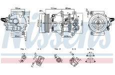 Kompresor, klimatizace NISSENS 890898