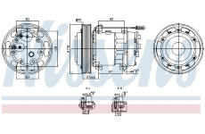 Kompresor klimatizácie NISSENS 891002
