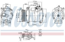 Kompresor, klimatizace NISSENS 891005