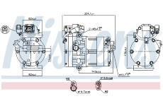 Kompresor, klimatizace NISSENS 891020