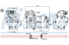 Kompresor, klimatizace NISSENS 891023