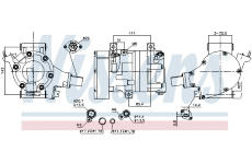 Kompresor, klimatizace NISSENS 891065