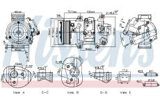 Kompresor, klimatizace NISSENS 891069