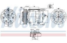 Kompresor, klimatizace NISSENS 891073