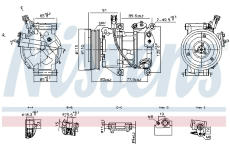 Kompresor, klimatizace NISSENS 891114