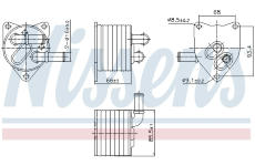 Chladič oleja automatickej prevodovky NISSENS 91512