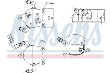 Chladič oleja automatickej prevodovky NISSENS 91544