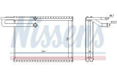 Výparník, klimatizace NISSENS 92323