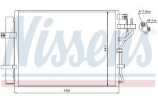 Kondenzátor, klimatizace NISSENS 940219