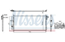 Kondenzátor, klimatizace NISSENS 940911