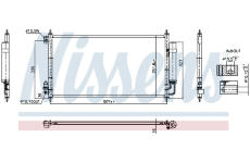 Kondenzátor, klimatizace NISSENS 940927