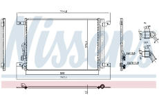 Kondenzátor, klimatizace NISSENS 940974