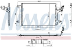 Kondenzátor, klimatizace NISSENS 940984