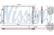 Kondenzátor, klimatizace NISSENS 941014