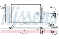 Kondenzátor, klimatizace NISSENS 941262