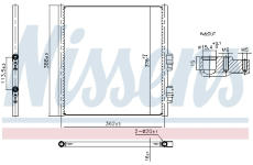 Kondenzátor, klimatizace NISSENS 941308