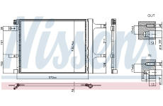Kondenzátor, klimatizace NISSENS 941399