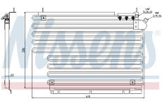 Kondenzátor, klimatizace NISSENS 94165