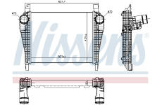 Chladič plniaceho vzduchu NISSENS 97064