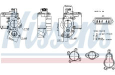 AGR - Ventil NISSENS 98265