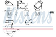 AGR - Ventil NISSENS 98438