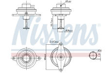 AGR-Ventil NISSENS 98470