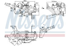 Chladič, recirkulace spalin NISSENS 989273