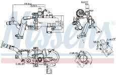 Chladič, recirkulace spalin NISSENS 989285