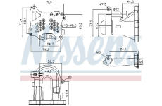 Chladič, recirkulace spalin NISSENS 989313
