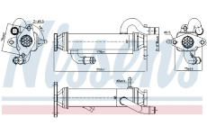 Chladič, recirkulace spalin NISSENS 989328