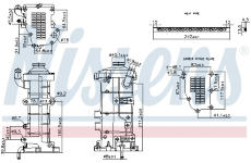 Chladič, recirkulace spalin NISSENS 989374