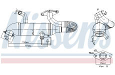 Chladič, recirkulace spalin NISSENS 989408