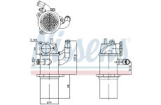 Chladič, recirkulace spalin NISSENS 989423