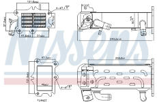 Chladič, recirkulace spalin NISSENS 989447