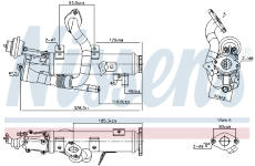 Chladič, recirkulace spalin NISSENS 989448