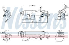 Chladič, recirkulace spalin NISSENS 989456